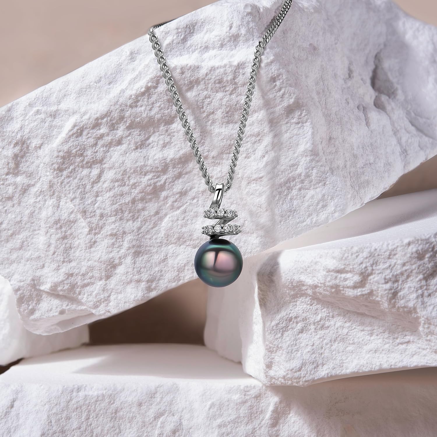 Thumbnail 2 de OROVI collana donna Argento 925 perle 8 mm