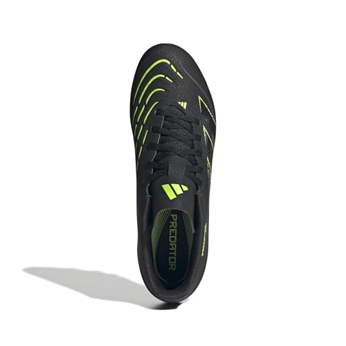Thumbnail 1 de adidas Predator Club Firm Ground/Multi Ground Football Boots (Unisex) - Core Black/Carbon/Lucid Lemon, 9 UK