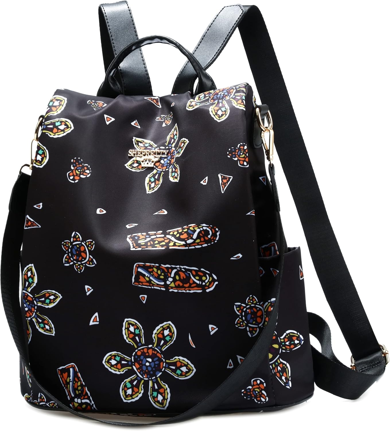 Detalle de Shepretty Zaino piccolo da donna: borsa impermeabile, versatilità e design antifurto