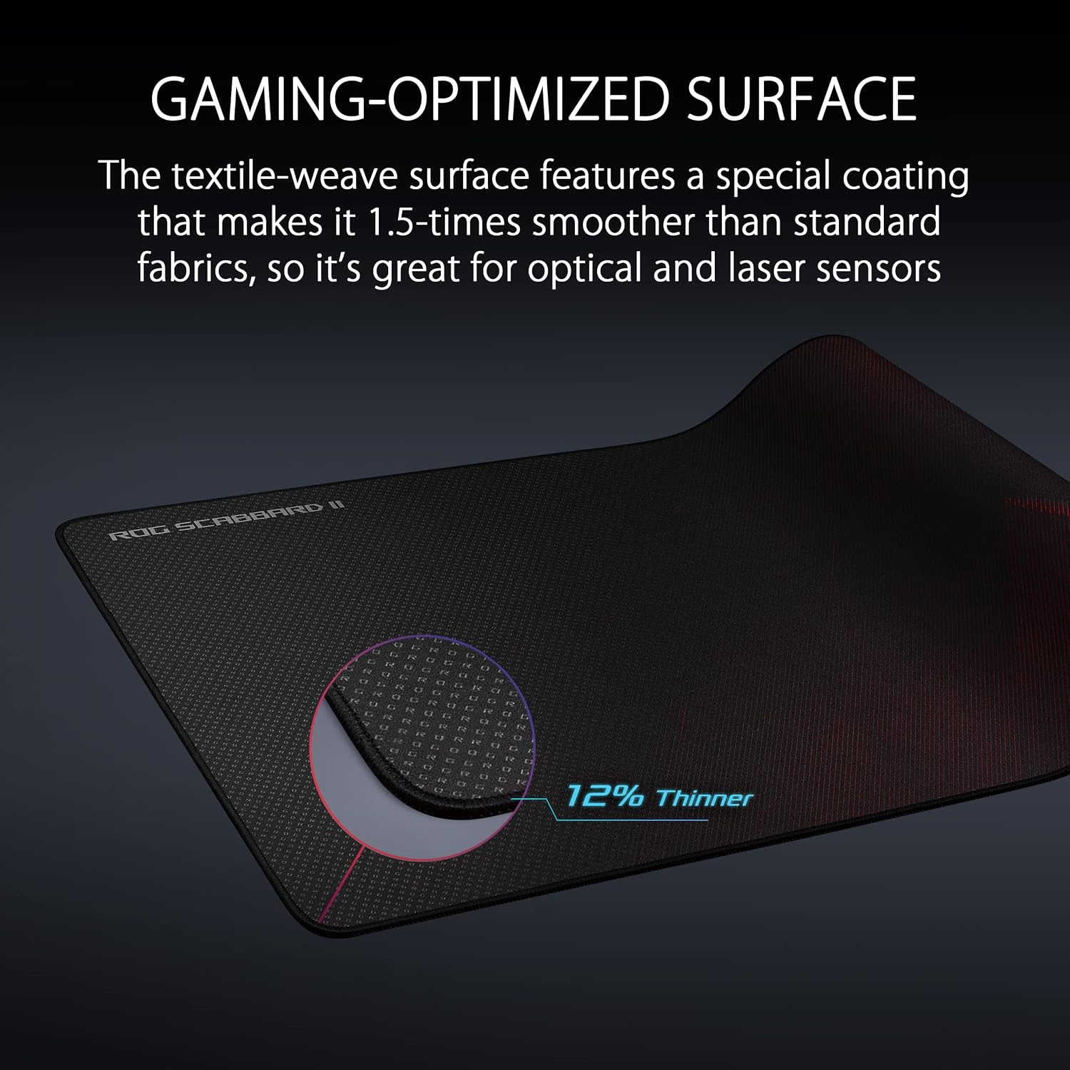Thumbnail 4 de ASUS ROG Scabbard II Extended 35.4" Mouse Pad 🖱