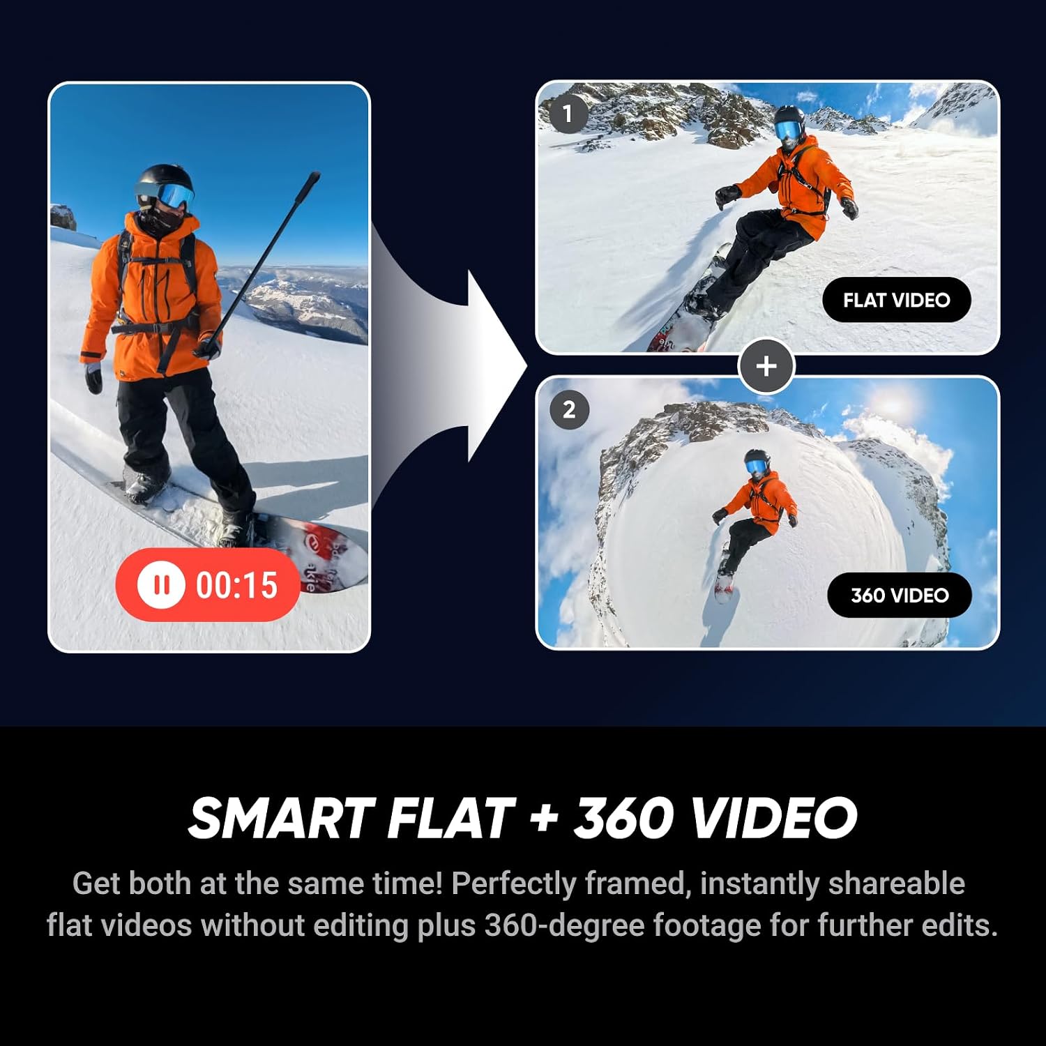 Thumbnail 5 de Insta360 X5 8K 360° Action Camera