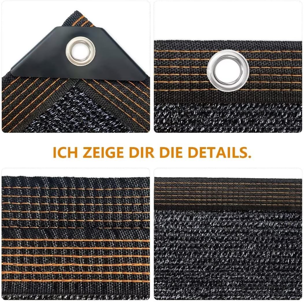 Detalle de Schattierungsnetz 1x2 m – 70–90% Schatten, UV-beständig, vielseitig einsetzbar