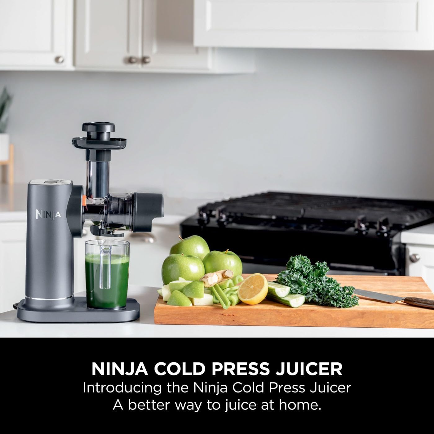 Thumbnail 1 de Ninja JC151UK cold press juicer with 700ml jug & 1.1L pulp container