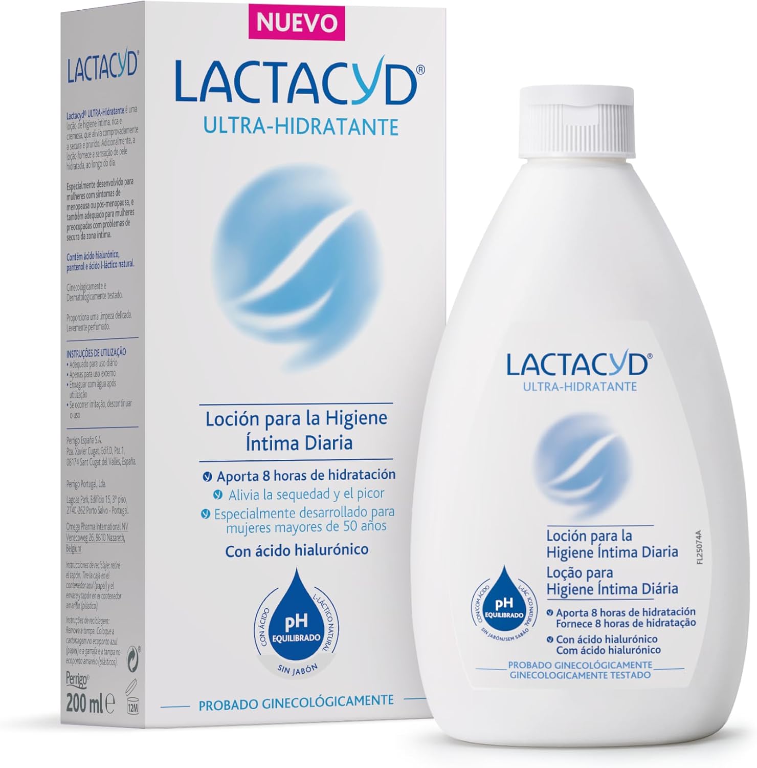 Detalle de Lactacid Hygiene Intima Hydratante, 200 ml – milde Reinigung mit L-Milchsäure