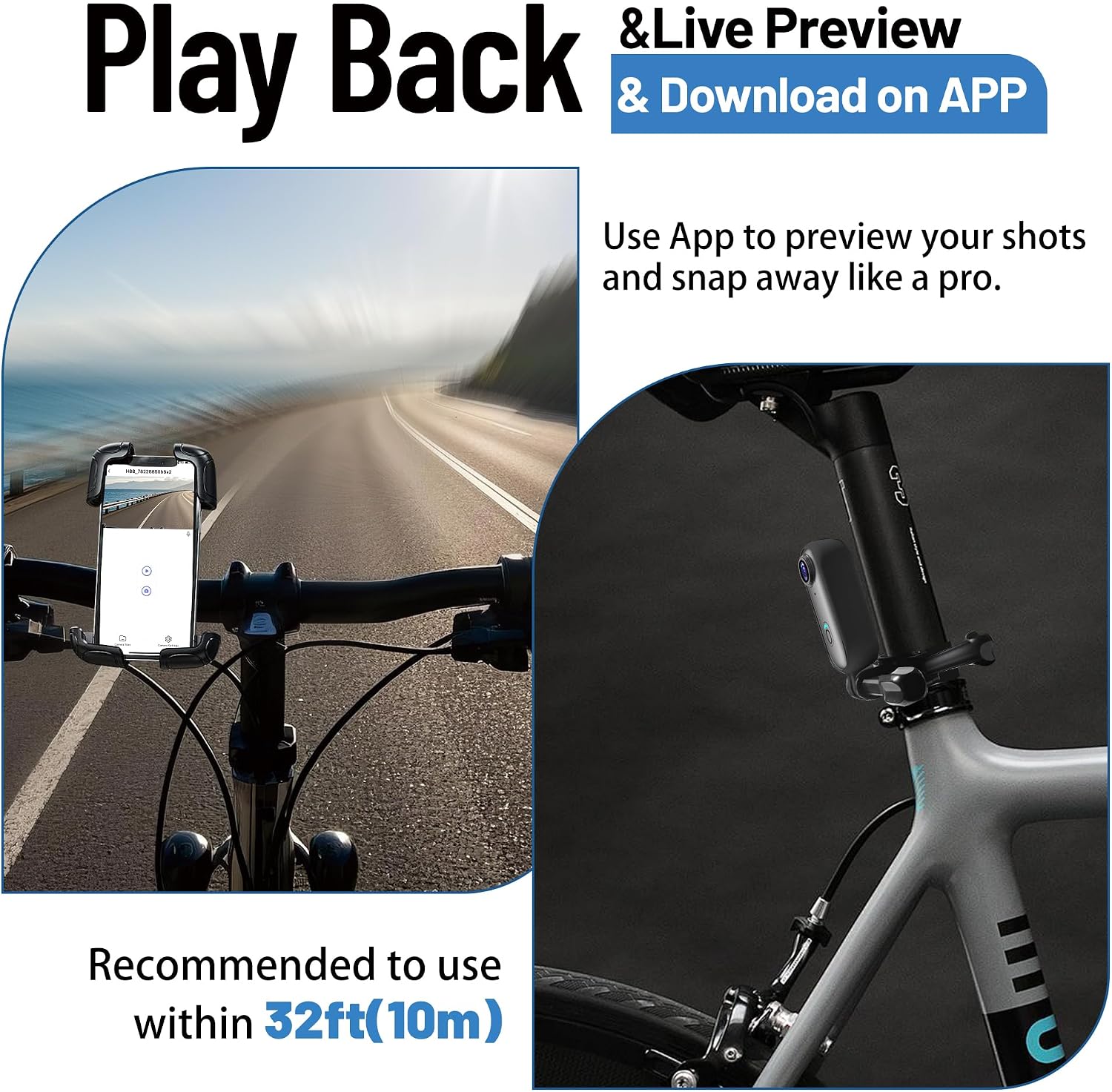 Thumbnail 2 de Intepoll 4K Mini WiFi Action Camera 128GB