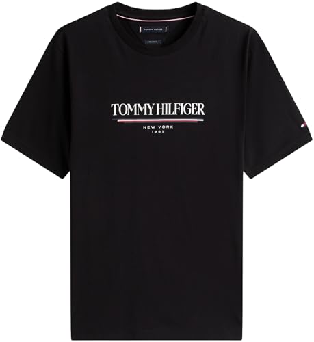 Thumbnail 5 de Tommy Hilfiger Camiseta Hombre Black Logo Cotton
