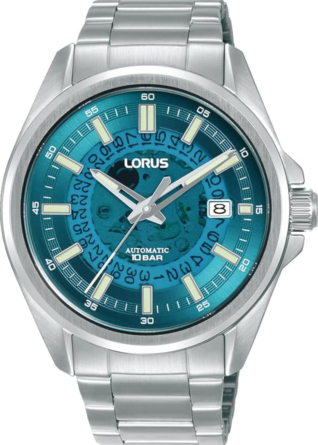 Detalle de Lorus Classic Herren-Uhr AUTOMATIK Edelstahl Metallband RU405AX9