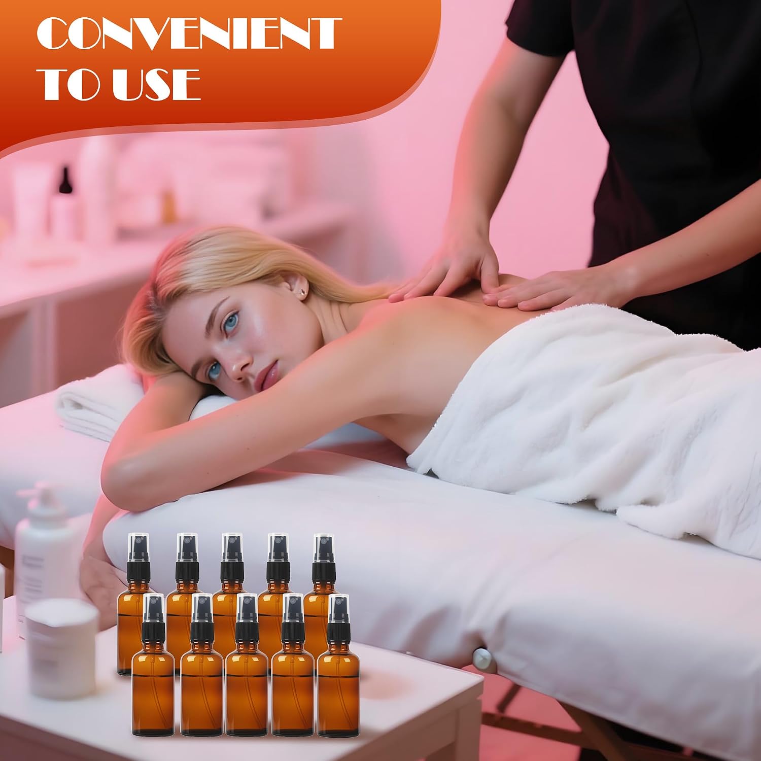 Thumbnail 6 de Nuangoo Braunglas Sprühflasche 50 ml Set