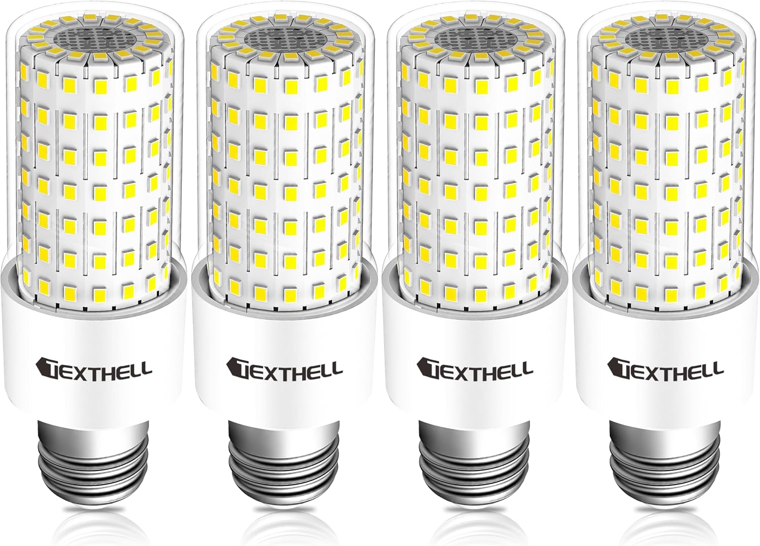 Detalle de TEXTHELL NS-PCL15-B LED Corn Bulbs, 20W, 5000K, E26, 4-Pack