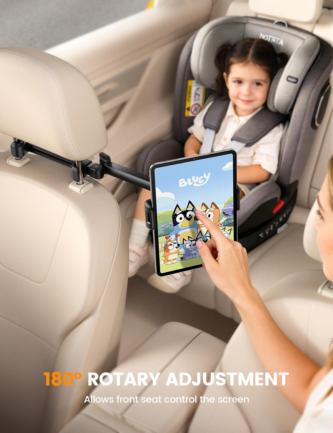 Thumbnail 3 de Lamicall Car Headrest Tablet Holder – Foldable Clip & Extendable Mount