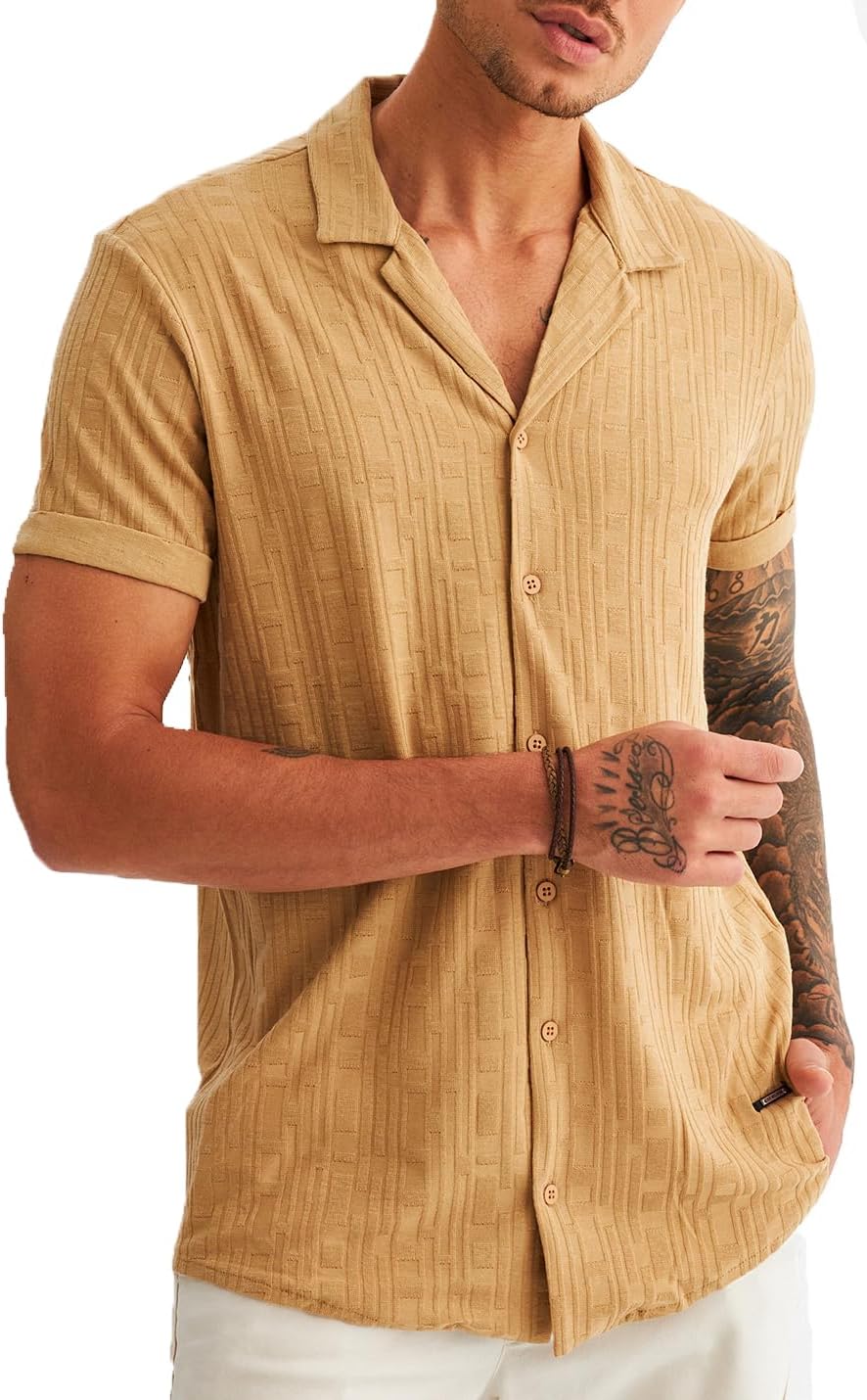 Detalle de Leif Nelson LN55675 - T-shirt d'été à manches courtes pour hommes