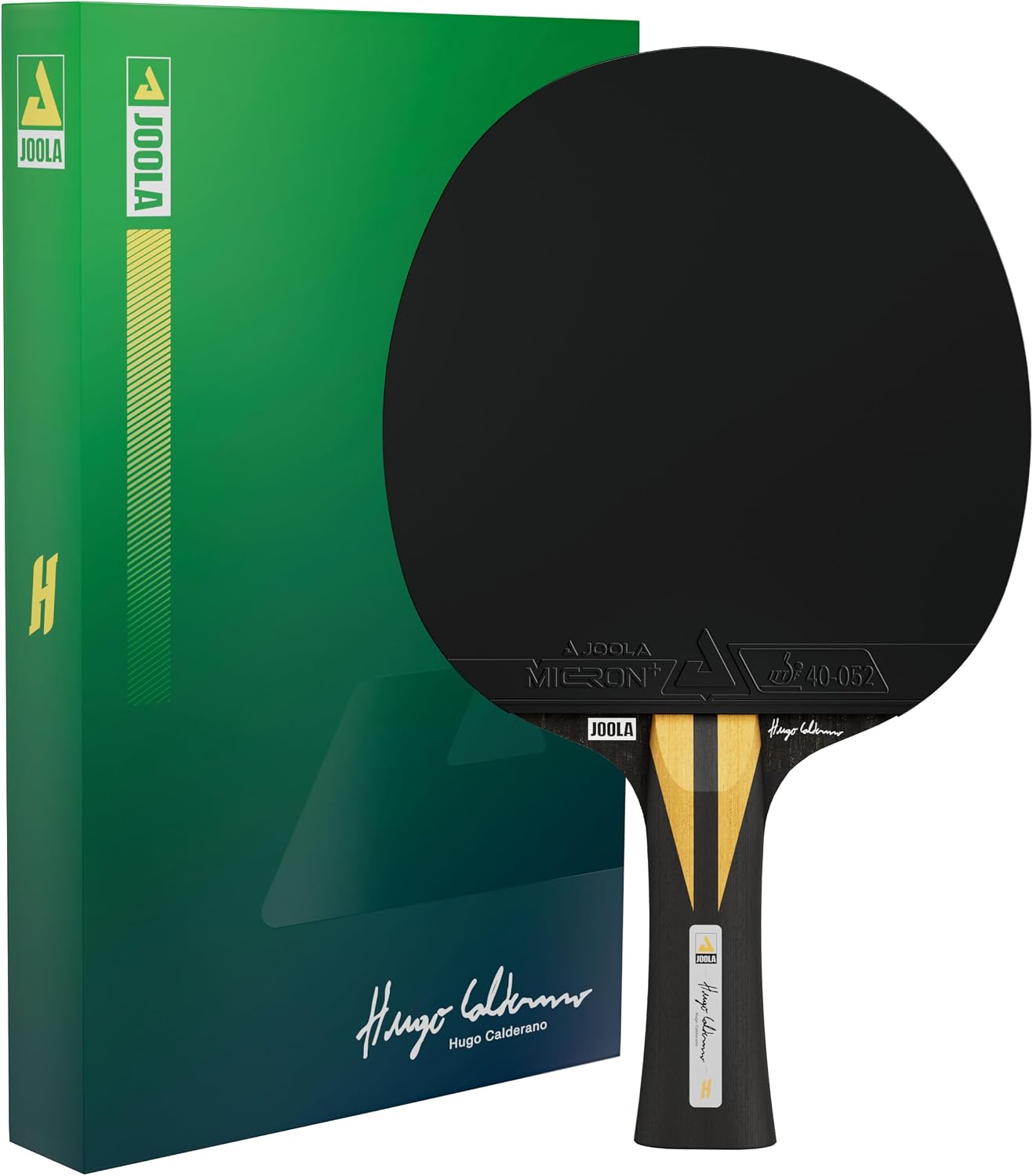 JOOLA Hugo Calderano Infinity Carbon: racchetta da ping pong ad alte prestazioni con impugnatura ergonomica