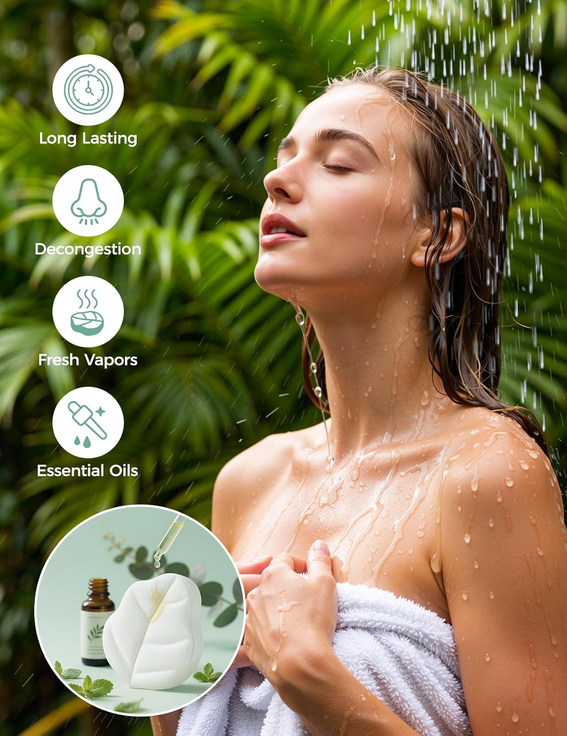 Thumbnail 1 de Momcozy 14 Pack Shower Steamers Spa Gifts (Eucalyptus leaf) with natural peppermint & eucalyptus essential oils
