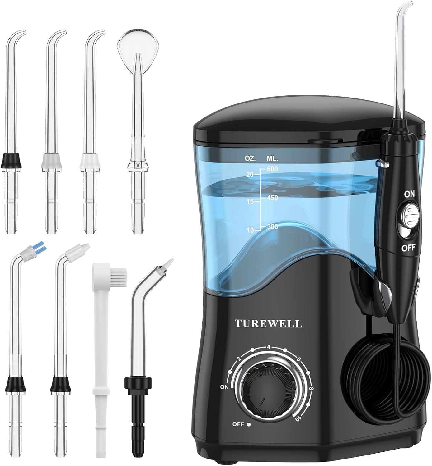 TUREWELL Water Dental Flosser for Teeth Braces