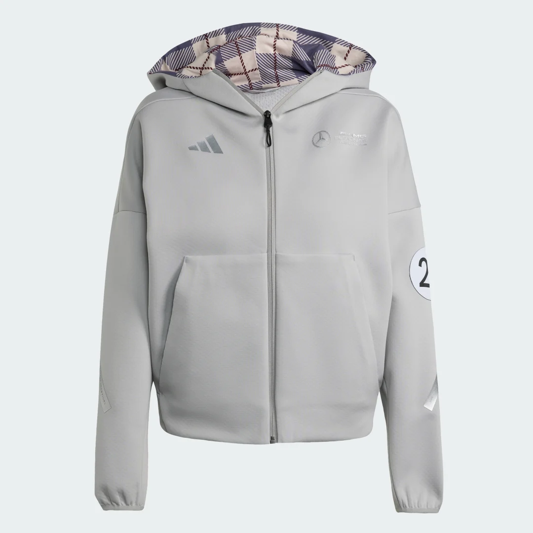 Detalle 2 de Sudadera Mercedes - AMG Petronas Formula 1 Team Silver Arrows de Adidas
