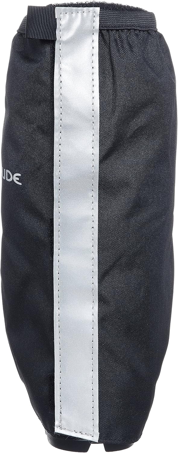 Detalle de VAUDE Bike Gaiter: wasserdichte Fahrrad-Gamaschen mit Reflektoren und Klettverschluss