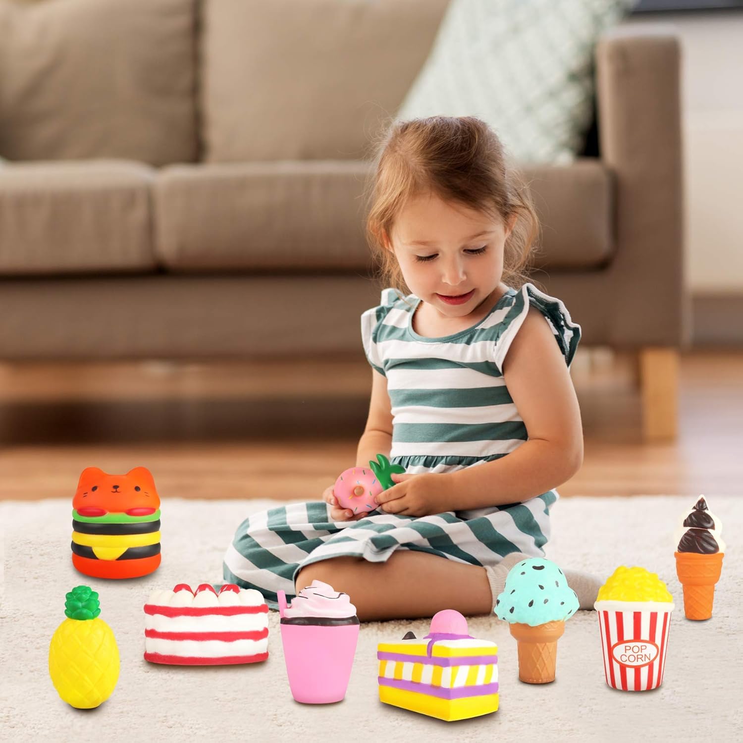 Thumbnail 4 de Slow Rising Jumbo Squishies Toys Set – 9 Pack