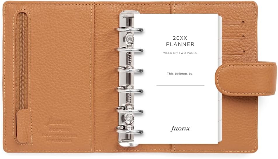 Thumbnail 4 de Filofax Norfolk Pocket Organiser Almond 2025