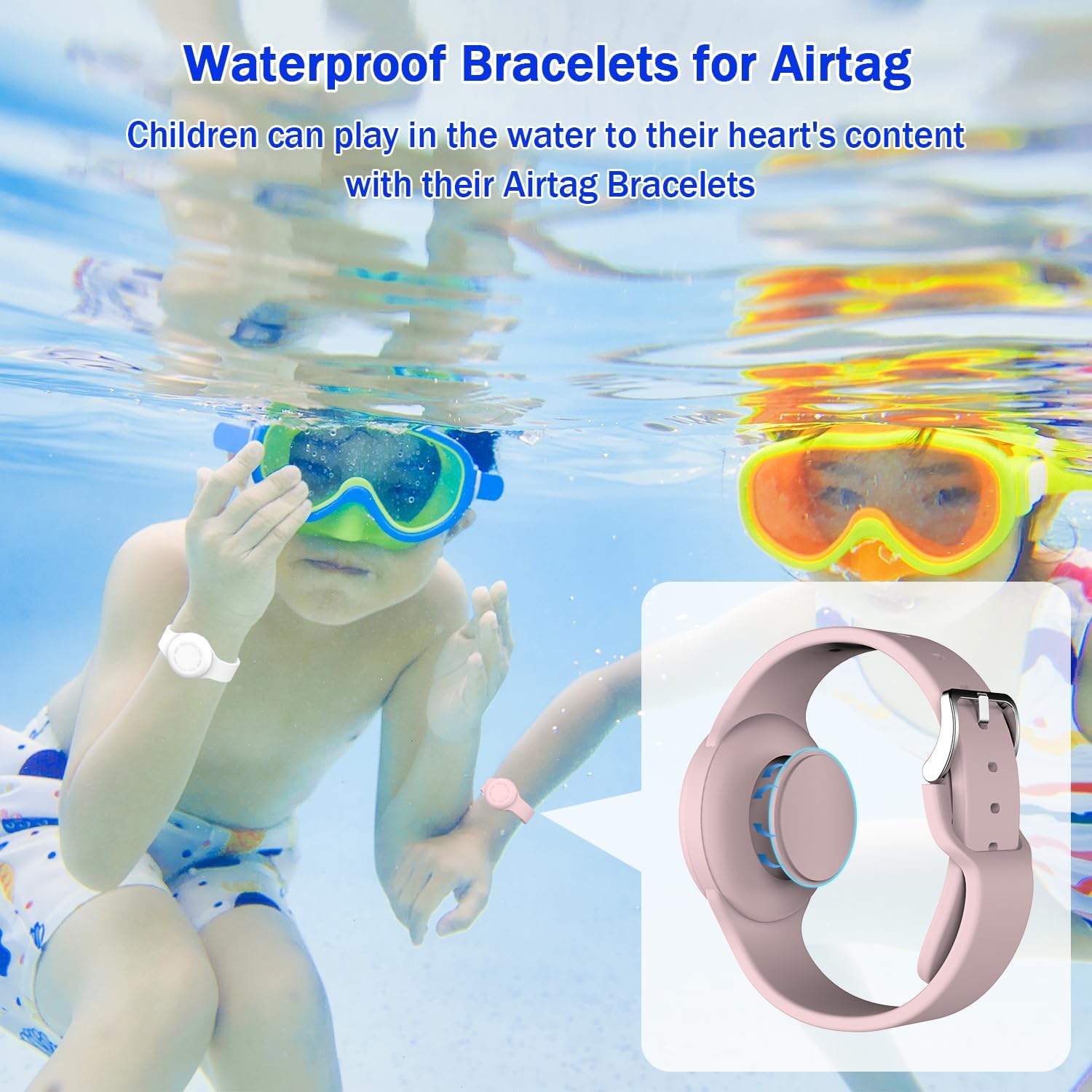 Thumbnail 2 de R-fun Air Tag Armbänder Kinder 2er Pack