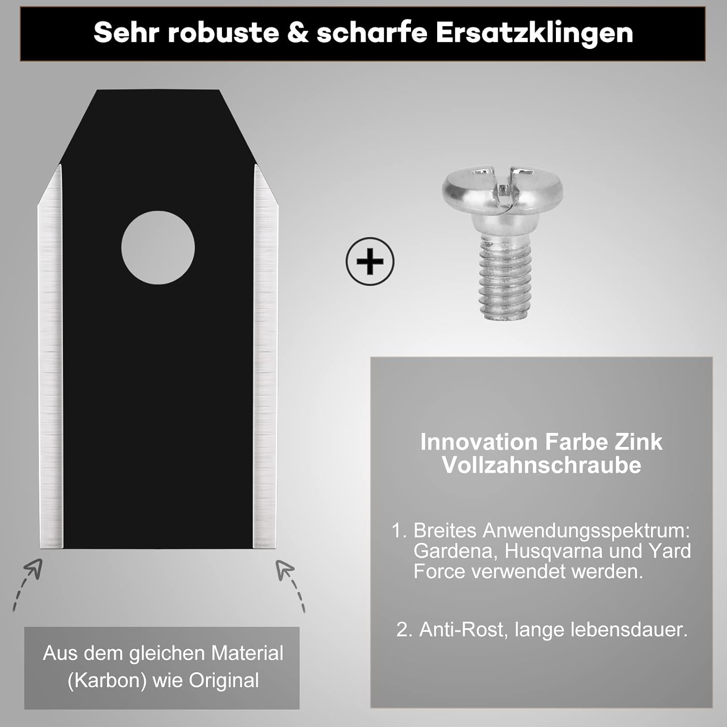 Thumbnail 1 de Titan Messer Klingen Set 30 Stück