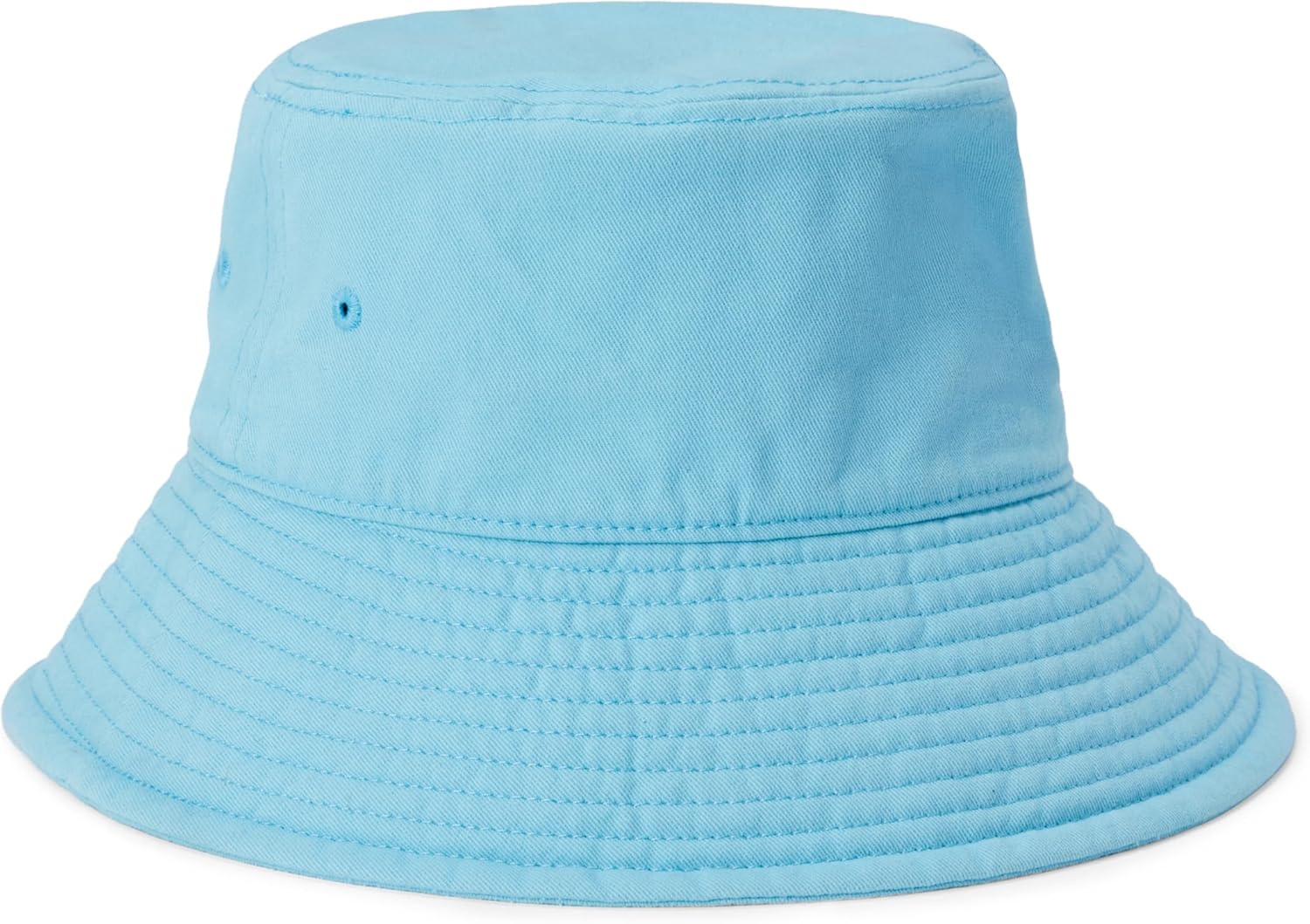 Detalle de Amazon Essentials AE Women’s Washed Cotton Bucket Hat with Embroidered Air Eyelets