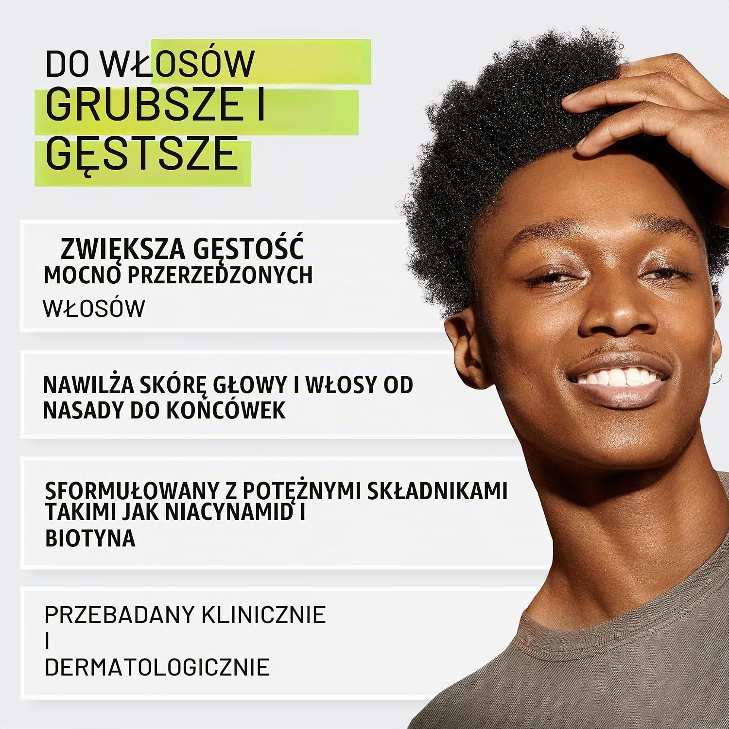 Detalle 2 de NIOXIN System 2, szampon do włosów naturalnych 1 l z biotyną i niacynamidem