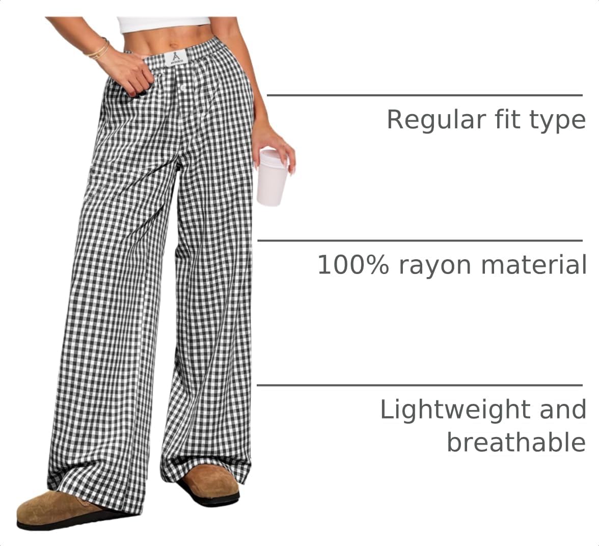 Detalle 2 de ANRABESS 2026 Gingham Pants