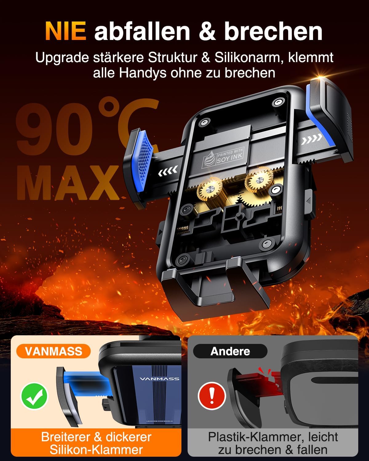 Thumbnail 2 de VANMASS 2026 Handyhalterung Auto 360°