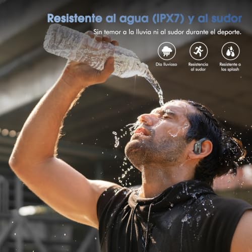 Detalle de HAOYUYAN Auriculares inalámbricos Bluetooth 5.4 con cancelación de ruido, 75 h de reproducción y IPX7