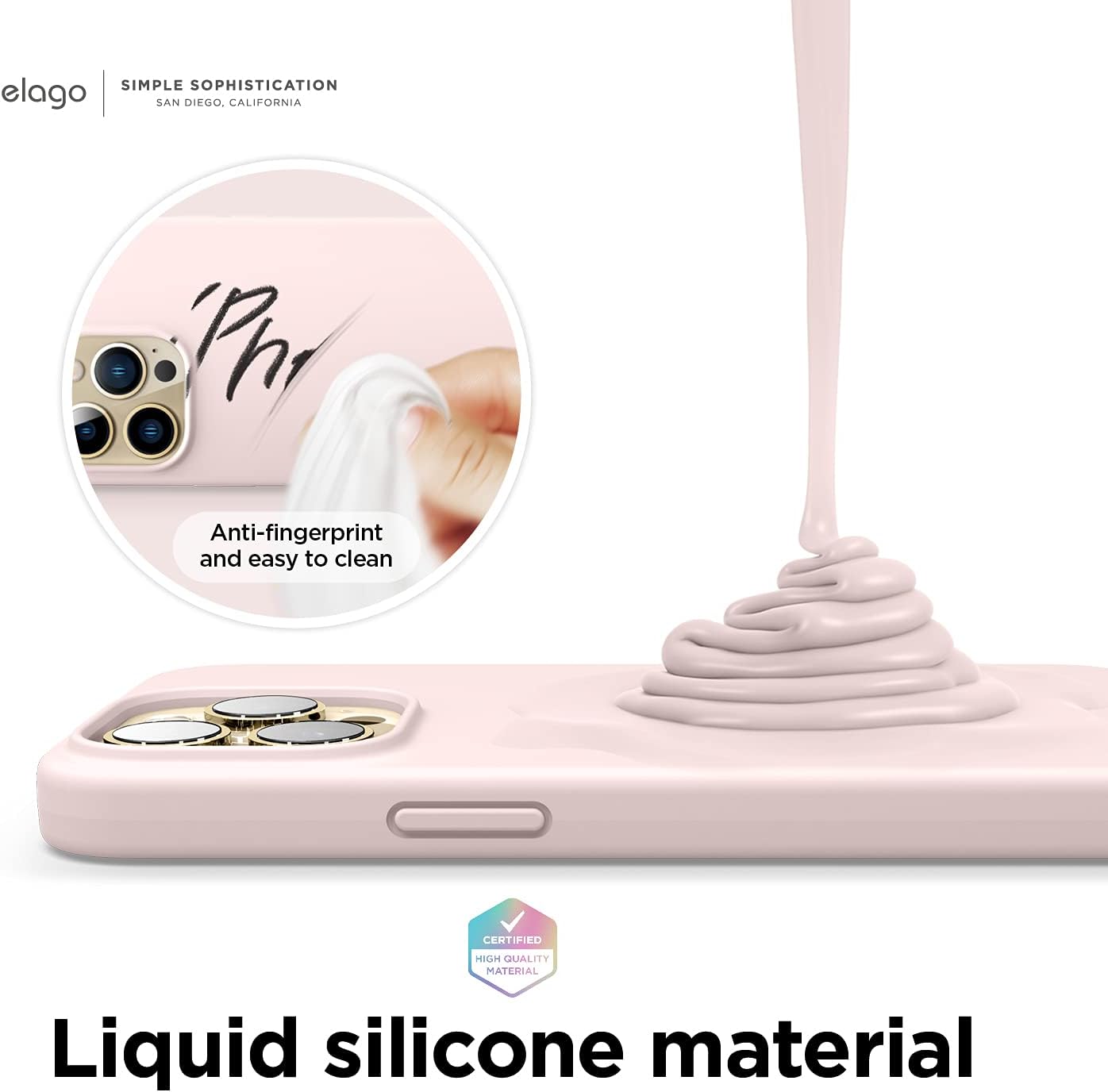 Thumbnail 2 de elago Liquid Silicone Case for iPhone 13 Pro Max (6.7") in Lovely Pink