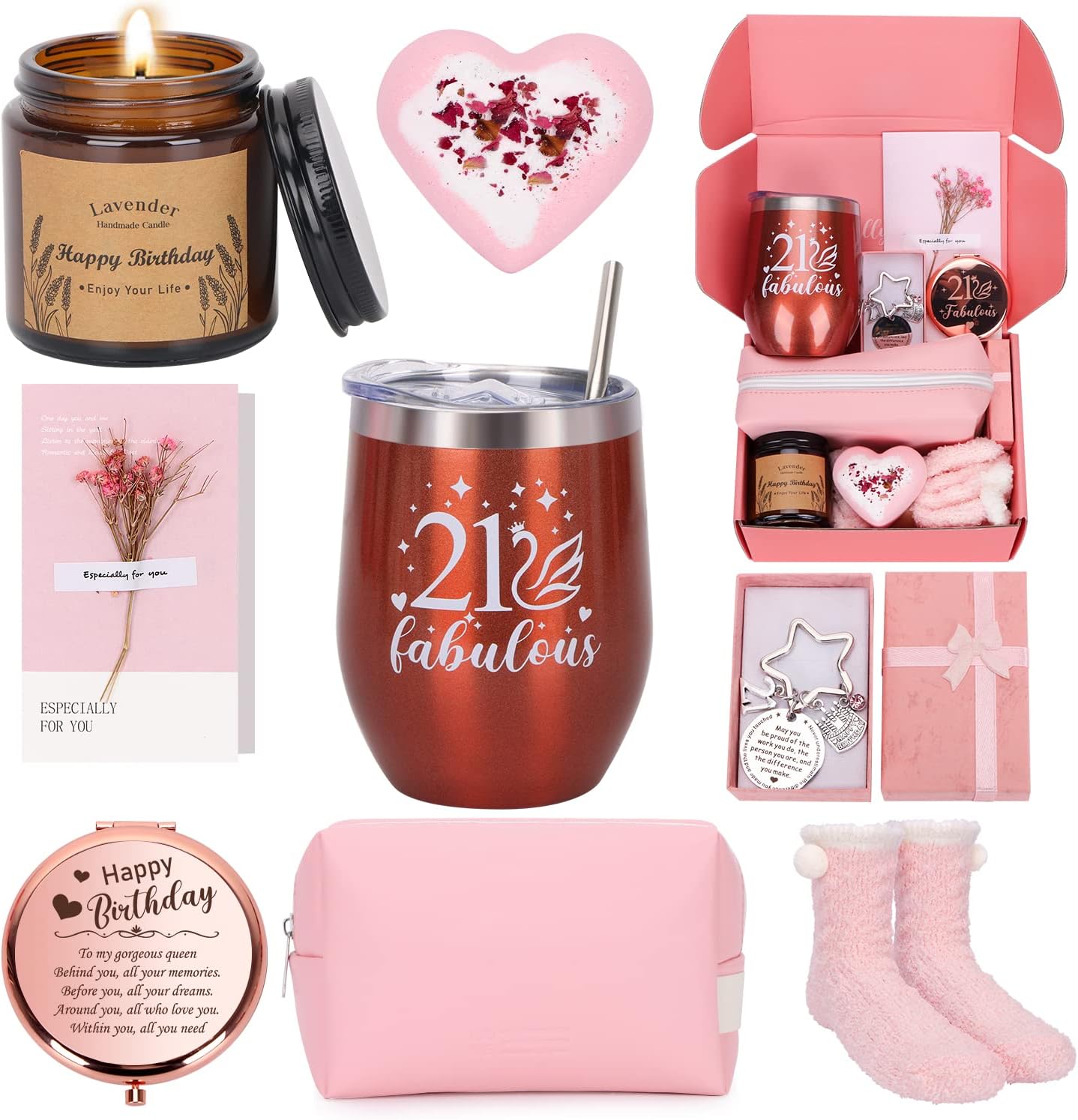 Thumbnail 6 de 21st birthday gift hampers for her