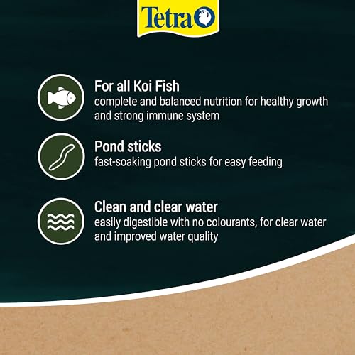 Detalle 2 de Tetra Koi Pond Fish Food Sticks 1.5kg — Biologically balanced koi nutrition