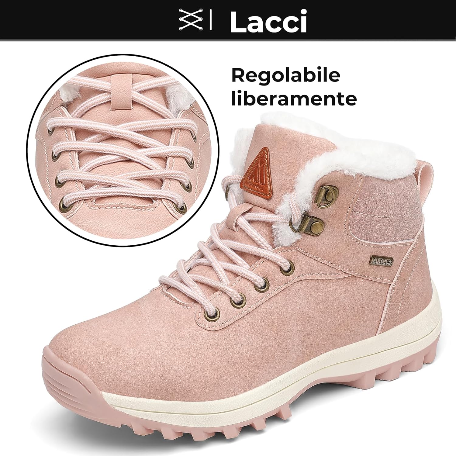 Thumbnail 2 de Mishansha Stivali da neve imbottiti uomo/donna 36-48