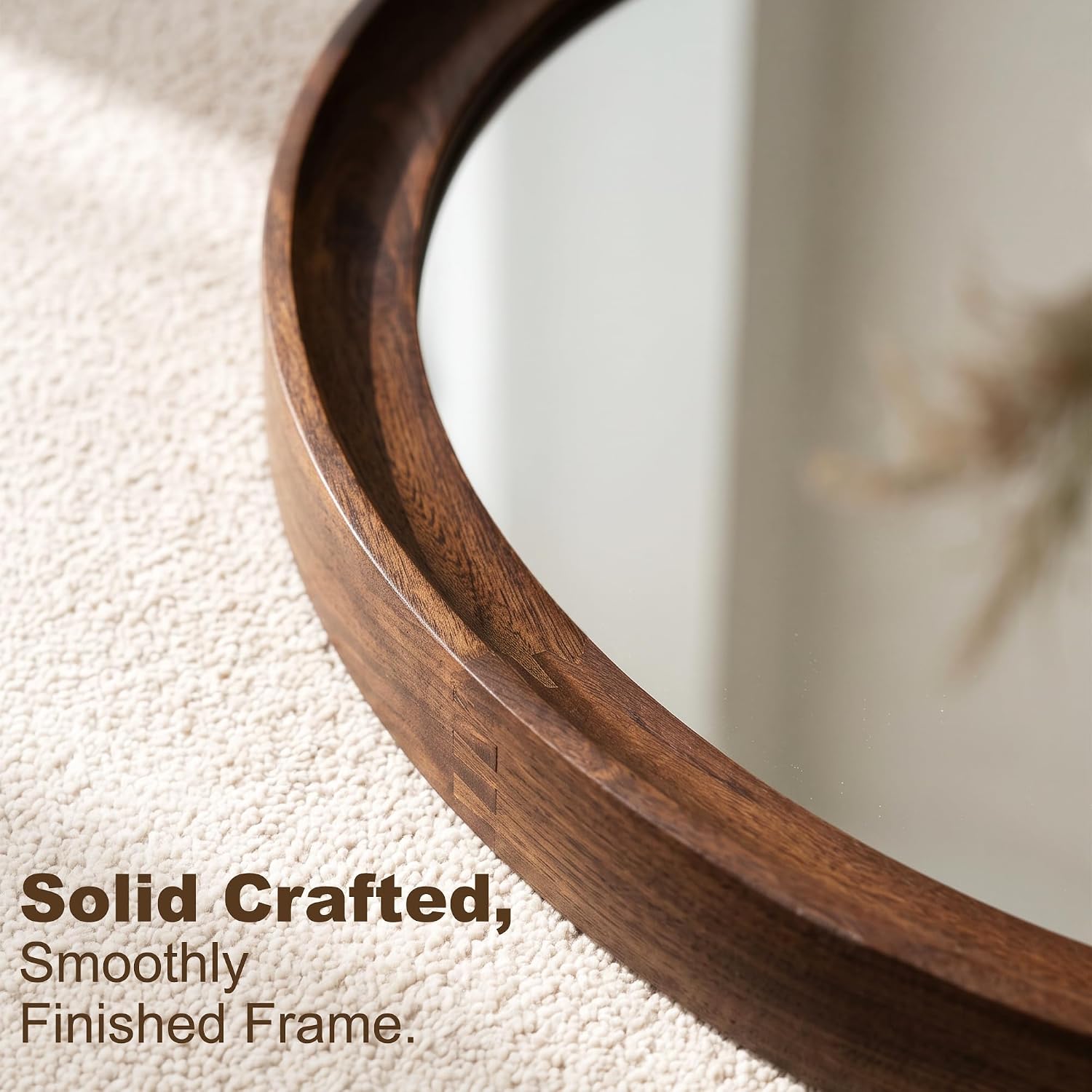 Detalle 2 de LAWADA Round Wood Mirror 20