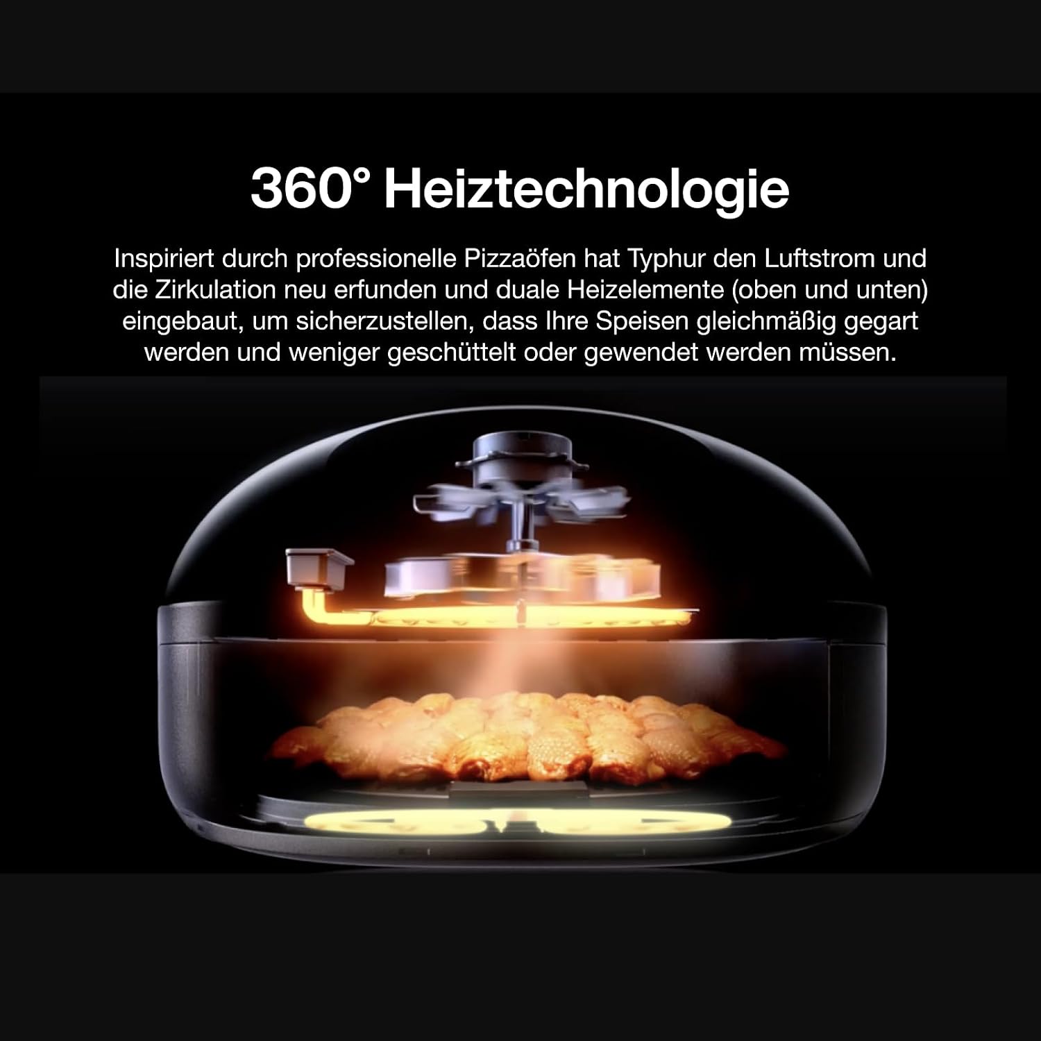 Thumbnail 2 de Typhur Dome 2 Airfryer 5,3L Heißluftfritteuse