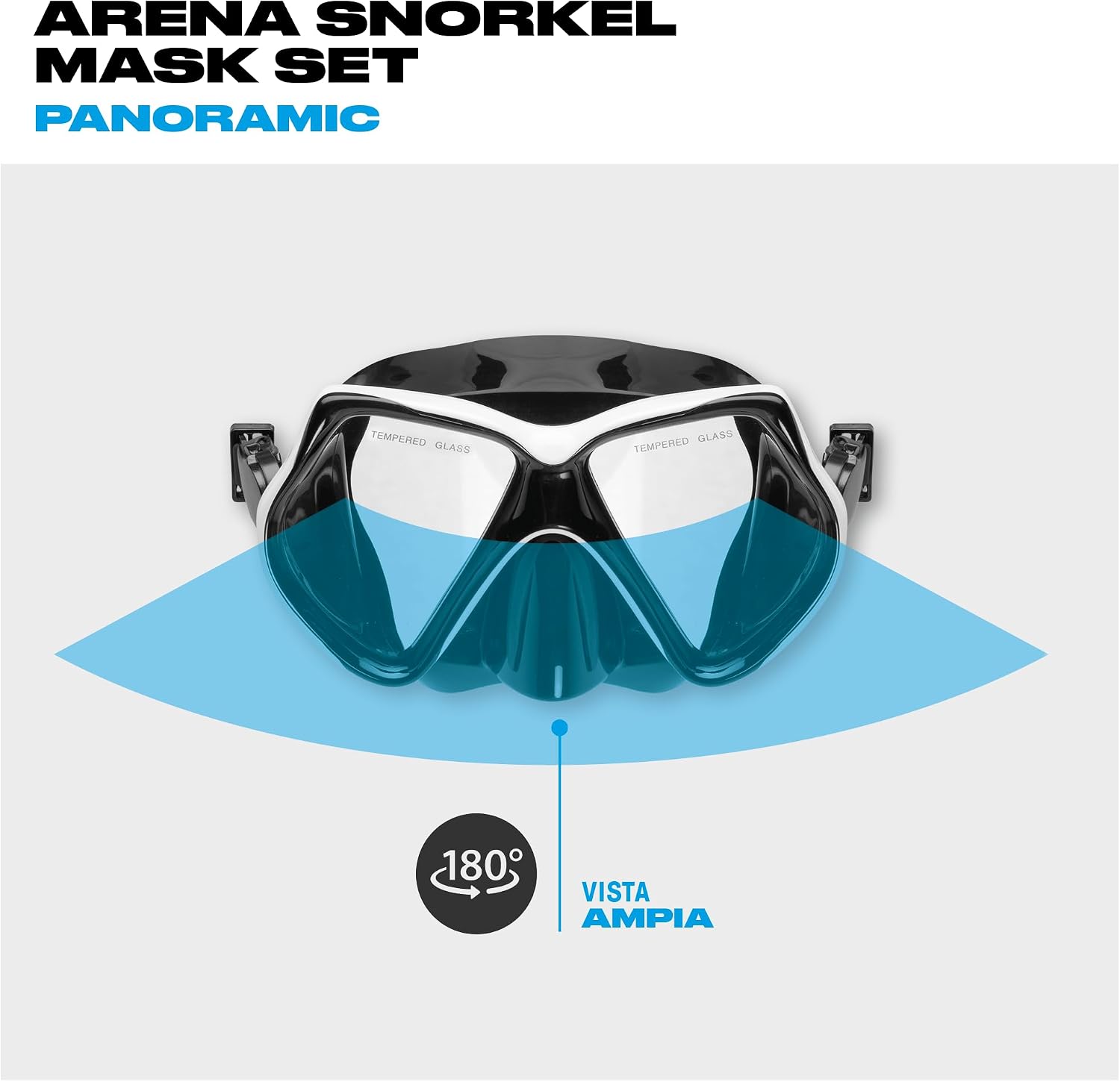 Detalle de Arena Snorkel Mask Set (Adult) — Maschera da snorkeling Arena per adulti