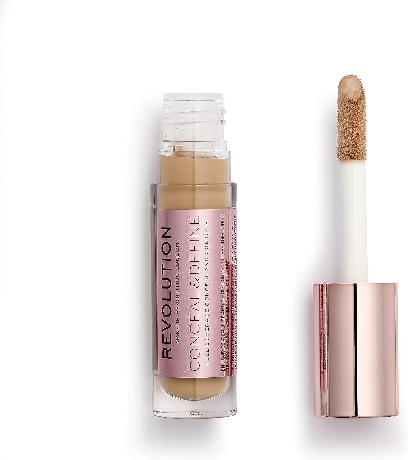 Detalle de Revolution Beauty Conceal & Define Concealer C12, 4 g – matt full täckning