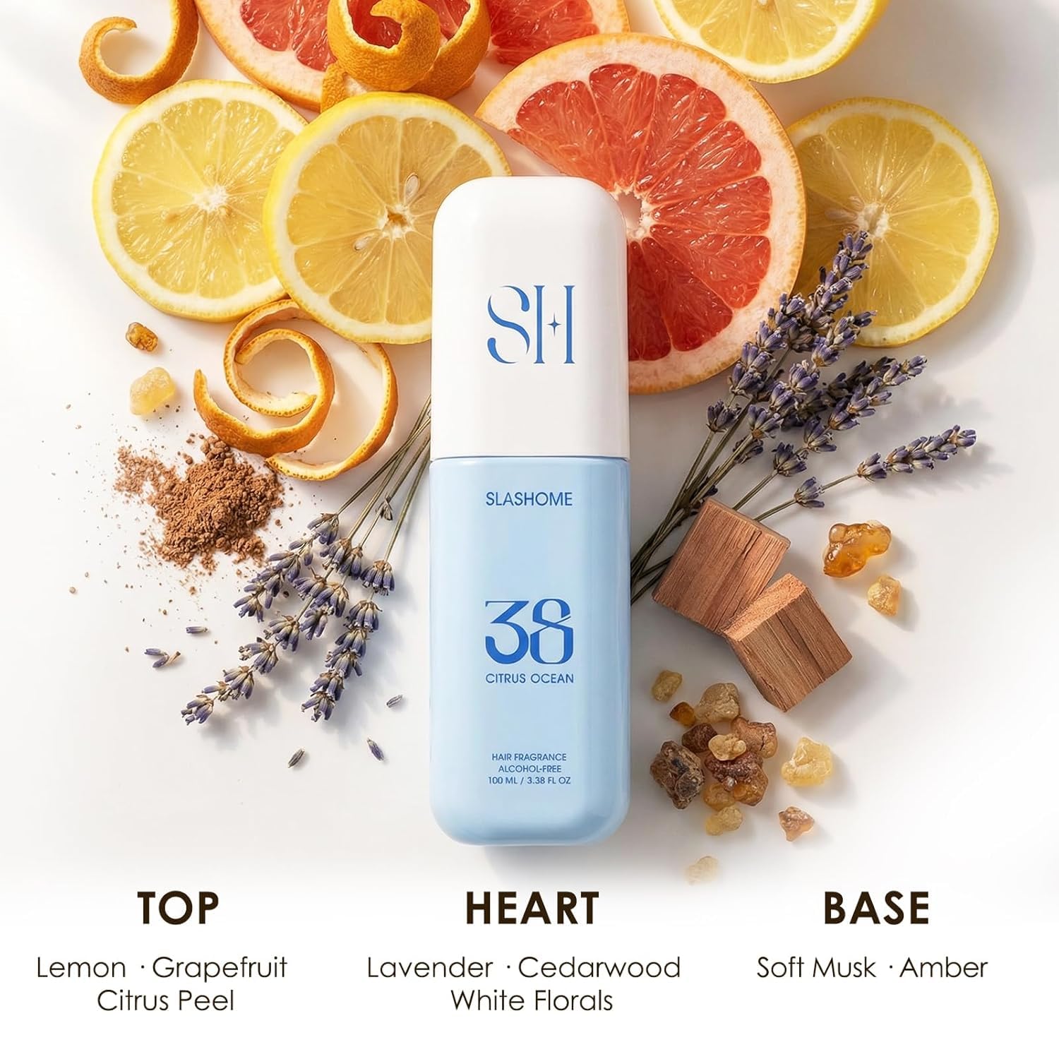 Thumbnail 3 de Citrus Ocean Hair Perfume and Body Mist, Alcohol-Free, 100mL