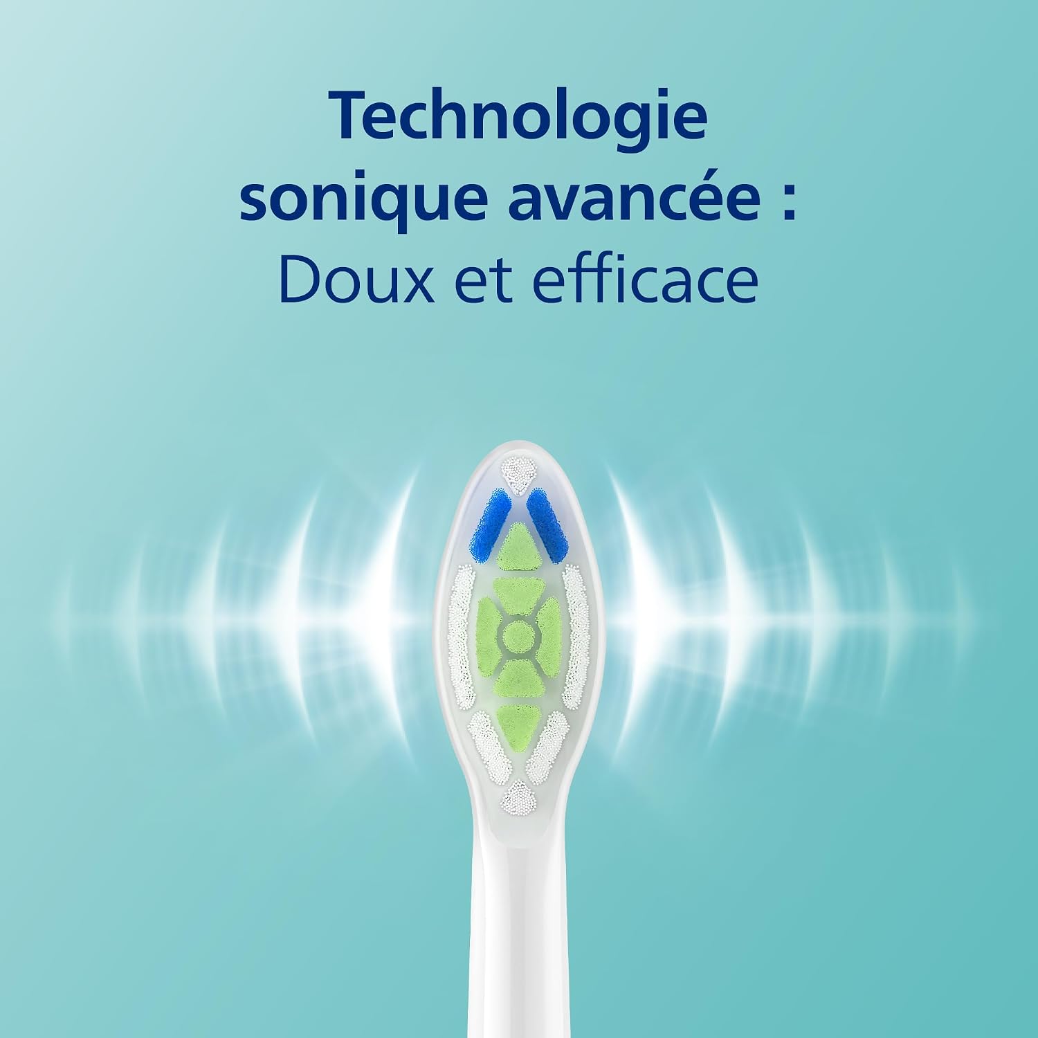 Detalle de Philips Sonicare 4100 Brosse à dents électrique sonique 2 modes HX3689/41 🪥