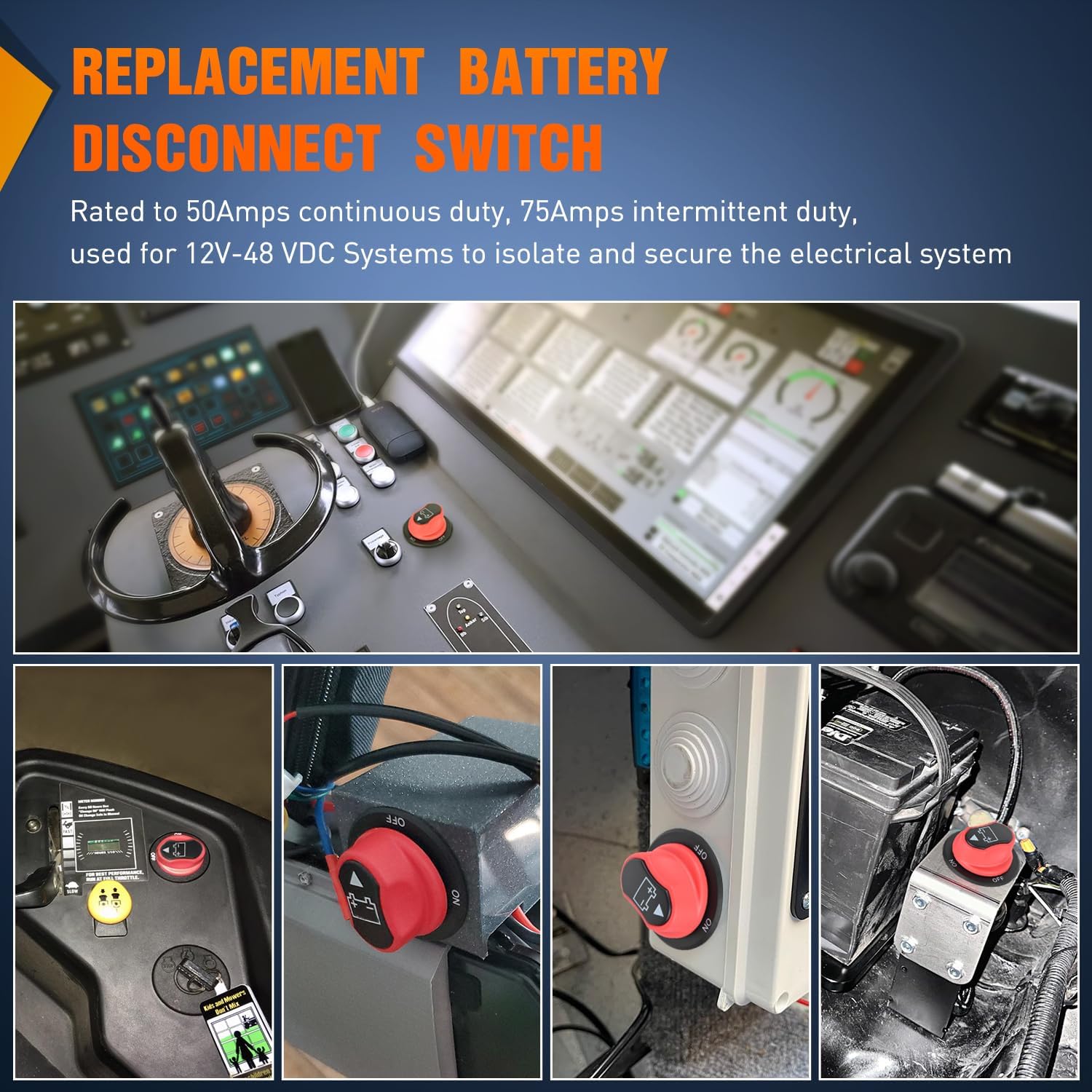 Thumbnail 6 de Nilight Battery Disconnect Switch 100A Waterproof ⚓