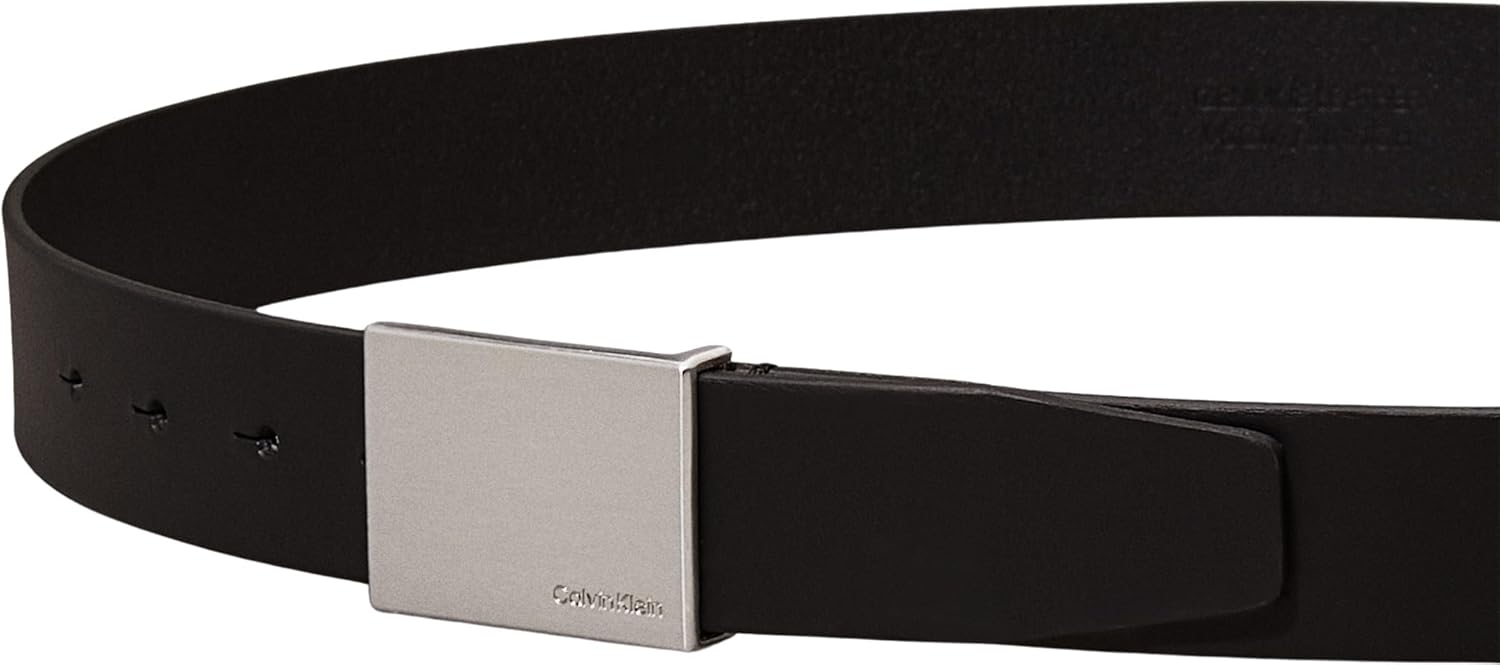 Thumbnail 3 de Calvin Klein Men Belt Formal Plaque 3.5 cm Leather