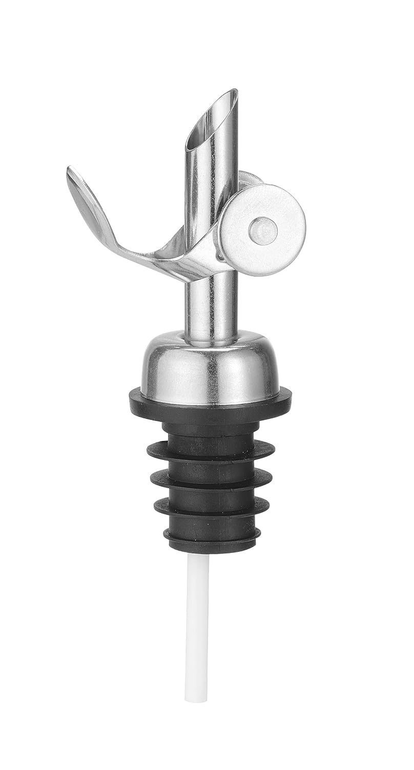 Detalle de HENDI Free-Flow Pourer for Olive Oil, Pack of 3, 18/8 Stainless Steel