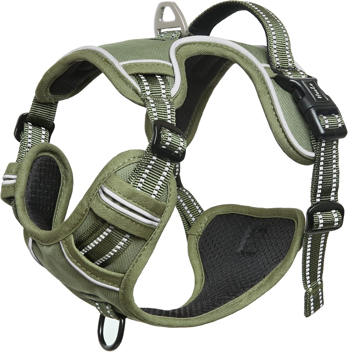 Thumbnail 6 de HEELE Dog Harness Green, Reflective, L