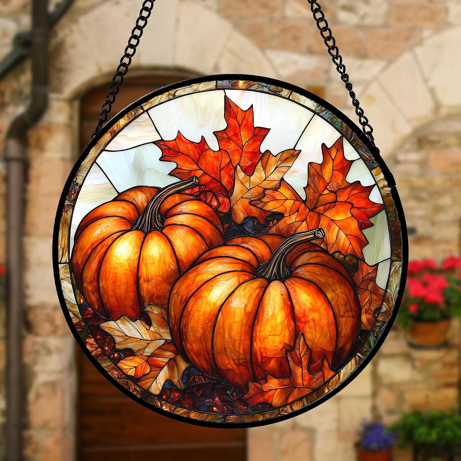 Detalle 2 de Stained Glass Suncatcher, 7.8-Inch