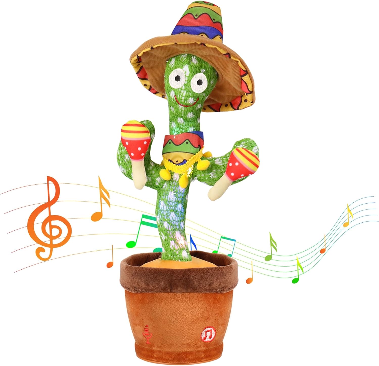 Thumbnail 6 de Edencomer Sprechende Giraffe Kuscheltier (Singend, Tanzend) mit Lautstärkeregler – rosa