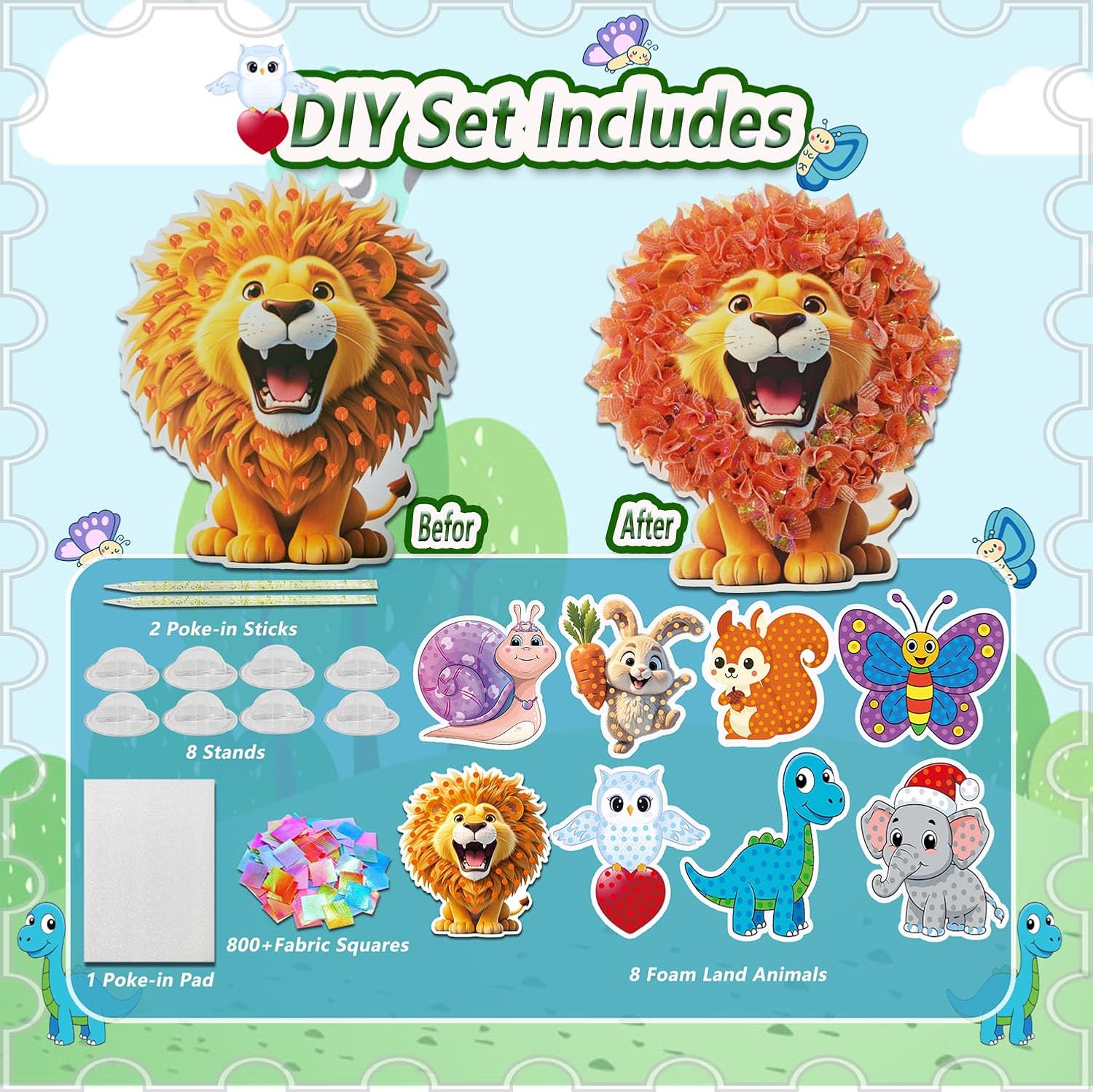 Thumbnail 6 de Kids poke in art kit for ages 4–8