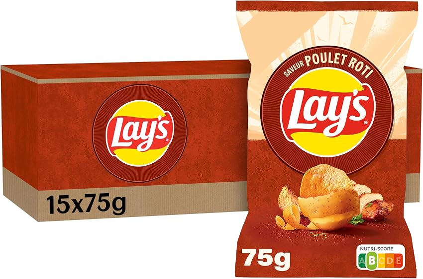 Detalle de Lay's Poulet RĂŽti 20 sachets de 45g đż