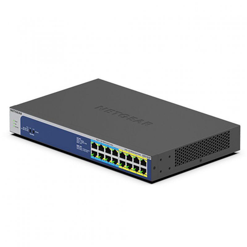 Detalle 2 de Netgear GS516UP: Switch 16 Puertos Gigabit PoE para pequeñas oficinas