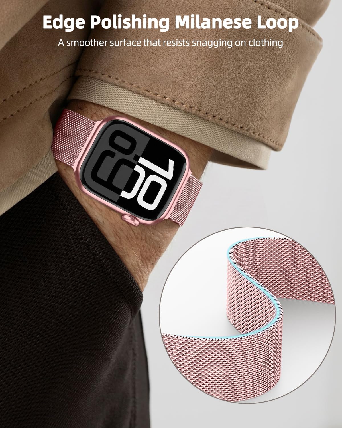 Detalle 2 de Higgs Strap Compatible with Apple Watch 42mm 46mm 45mm 44mm 41mm 40mm 38mm 49mm