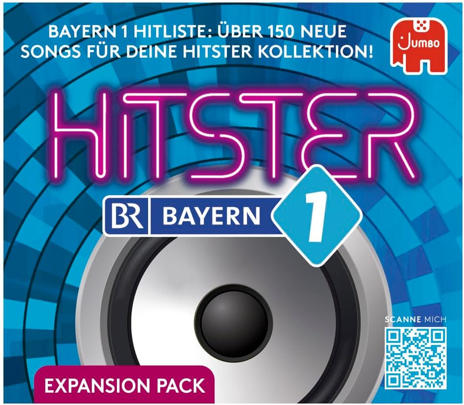 Detalle de Hitster Bayern 1 Radio Deutsche Erweiterung – 150 Musikkarten für Hitster-Fans (DE)